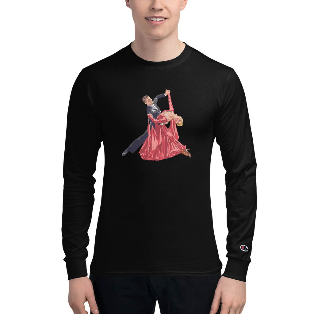 Red Throwaway Oversway - Men's Champion Long Sleeve Shirt