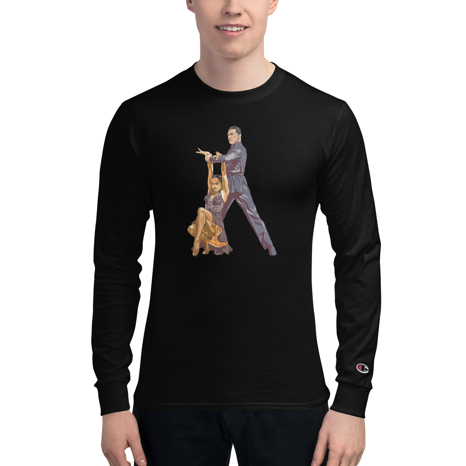 Latin Lady Hanging 2 - Men's Champion Long Sleeve Shirt
