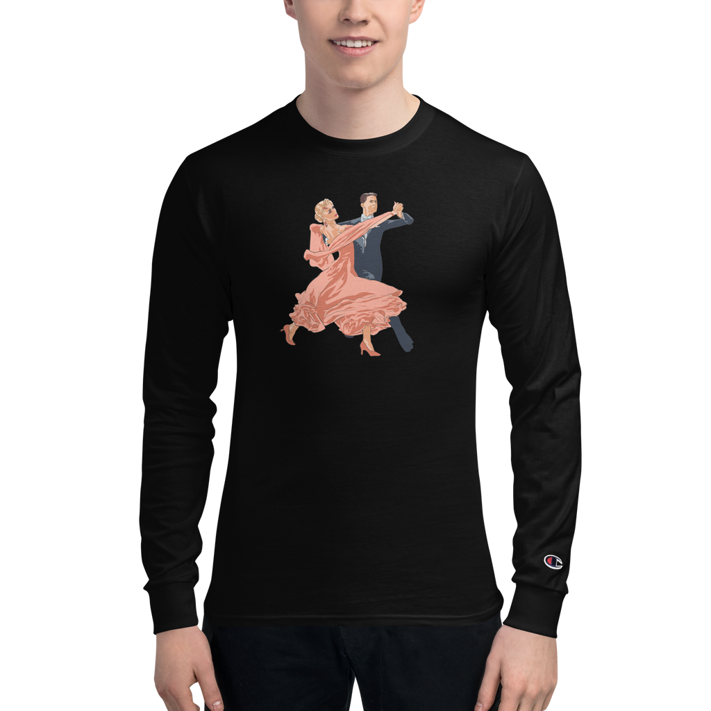 Prominade Tango Orange Dress - Men's Champion Long Sleeve Shirt