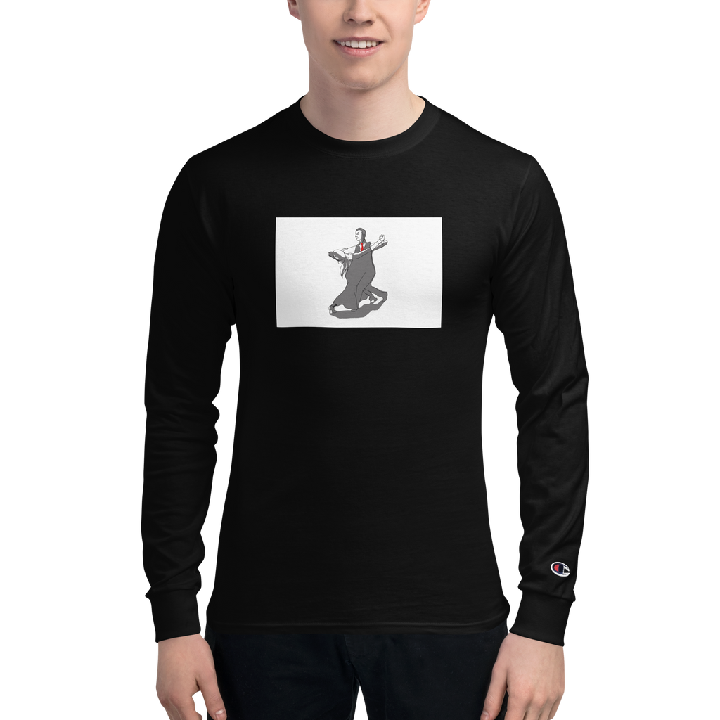 Simple Contra Check - Men's Champion Long Sleeve Shirt