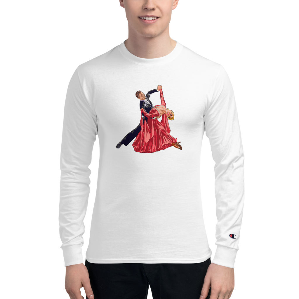 Red Throwaway Oversway - Men's Champion Long Sleeve Shirt