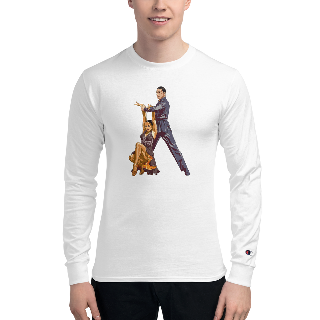 Latin Lady Hanging 2 - Men's Champion Long Sleeve Shirt