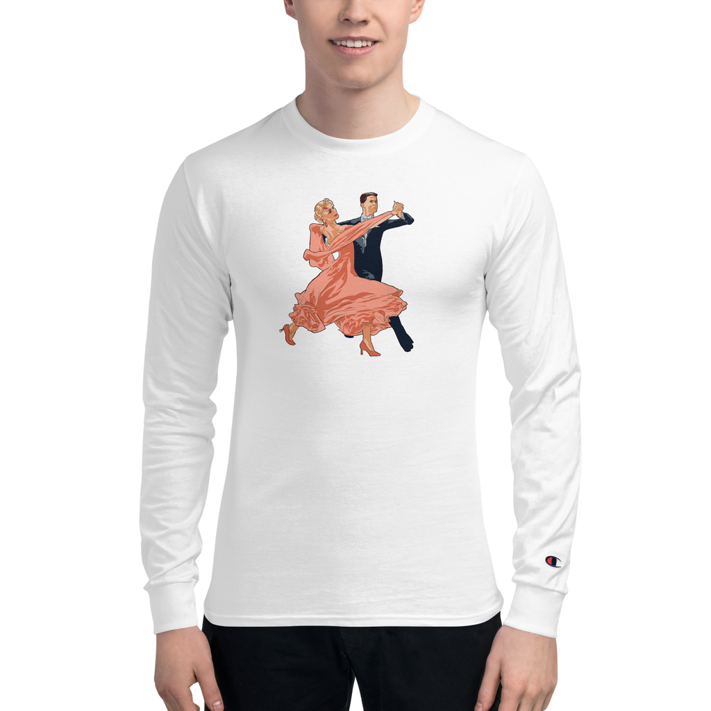 Prominade Tango Orange Dress - Men's Champion Long Sleeve Shirt