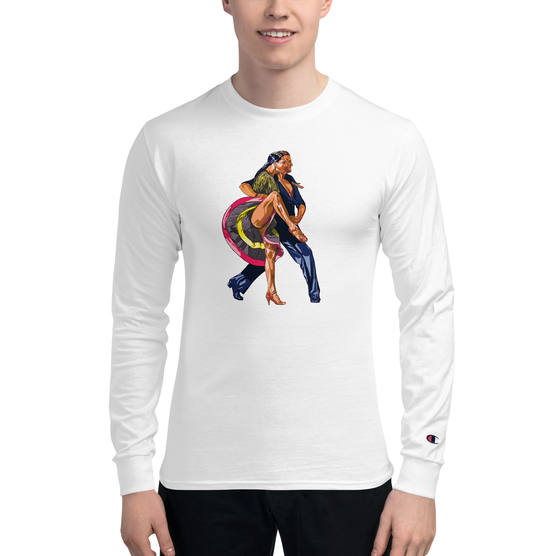 Latin couple Paso - Men's Champion Long Sleeve Shirt