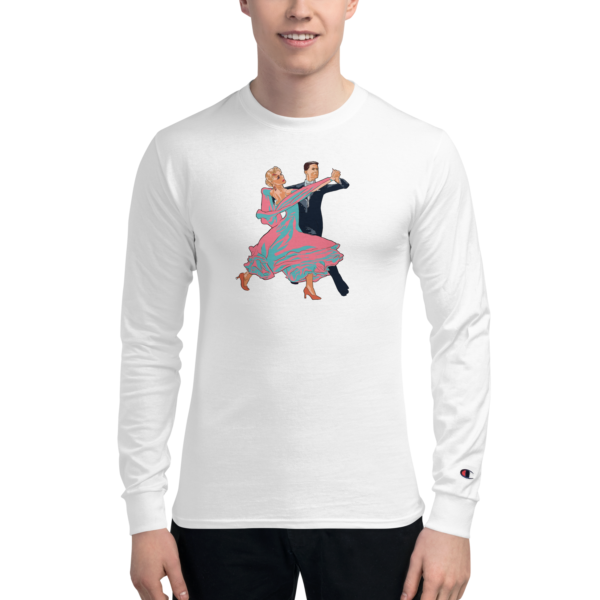 Prominade Tango Cepia/Pink - Men's Champion Long Sleeve Shirt