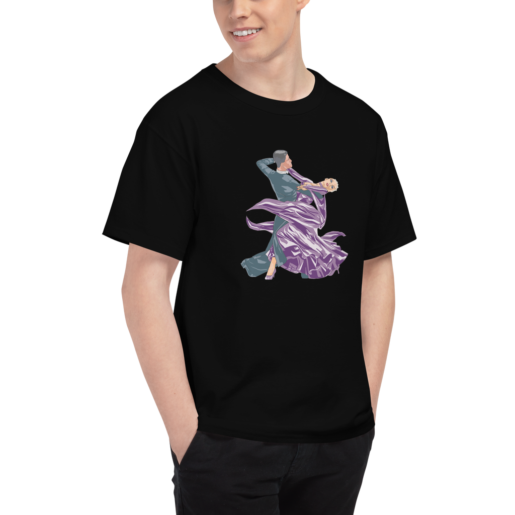 Violet Contracheck - Men's Champion T-Shirt