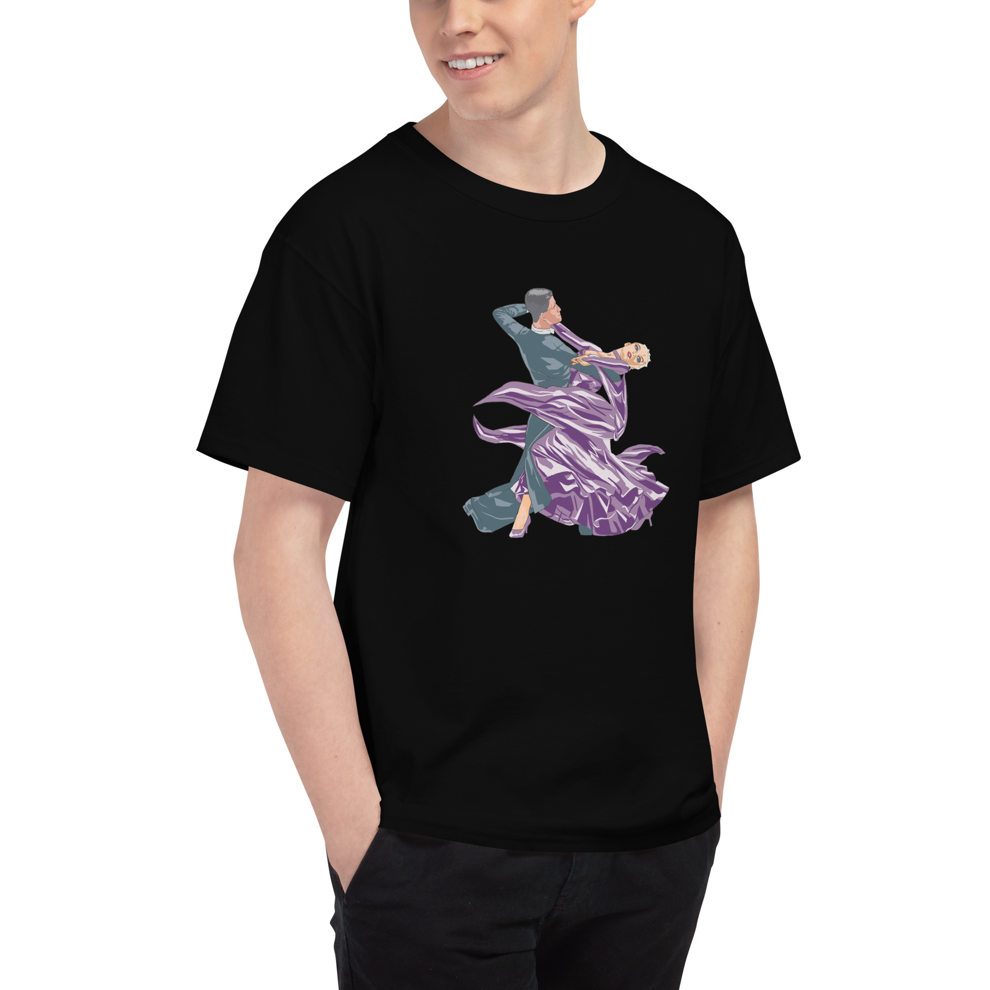 Violet Contracheck - Men's Champion T-Shirt