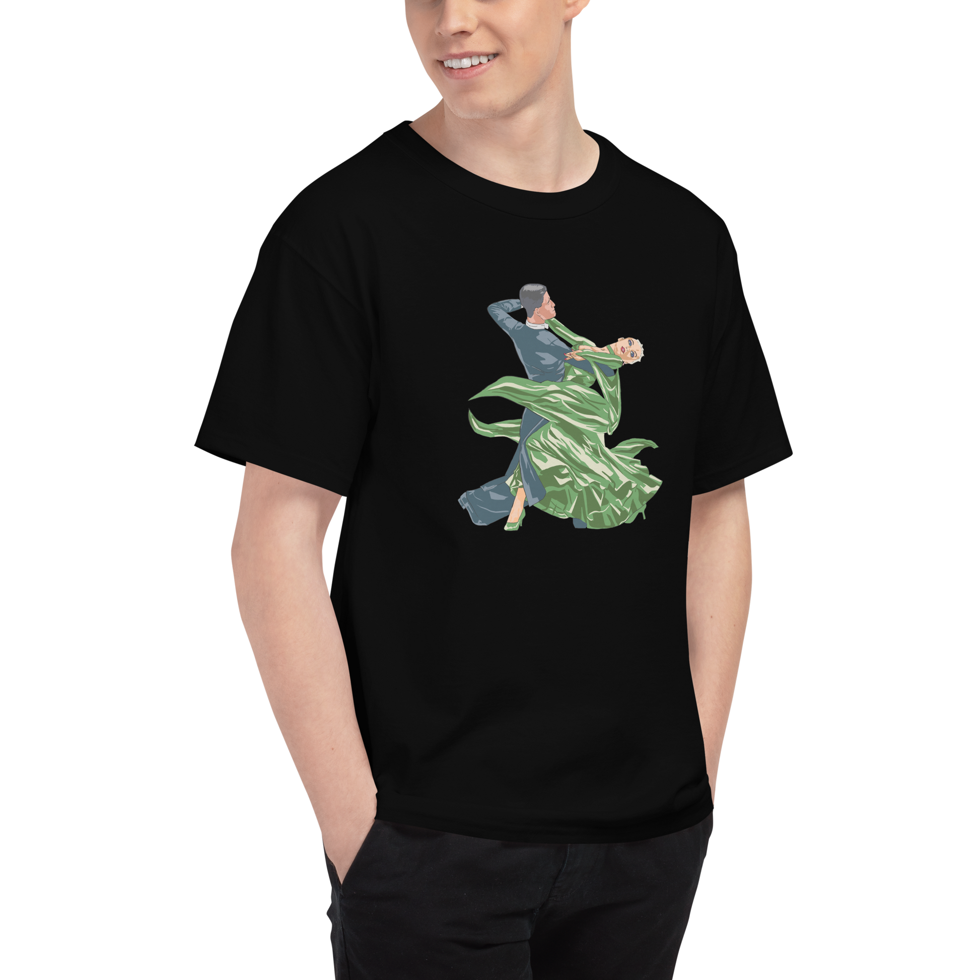Green Contracheck - Men's Champion T-Shirt
