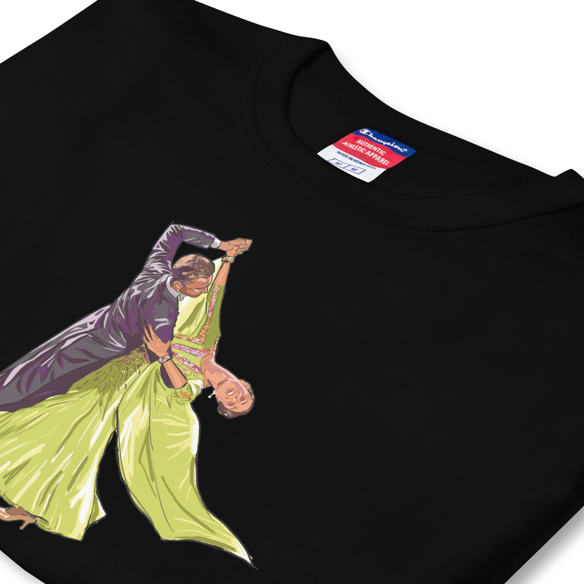 Reverse wave (green dress) Men's Champion T-Shirt