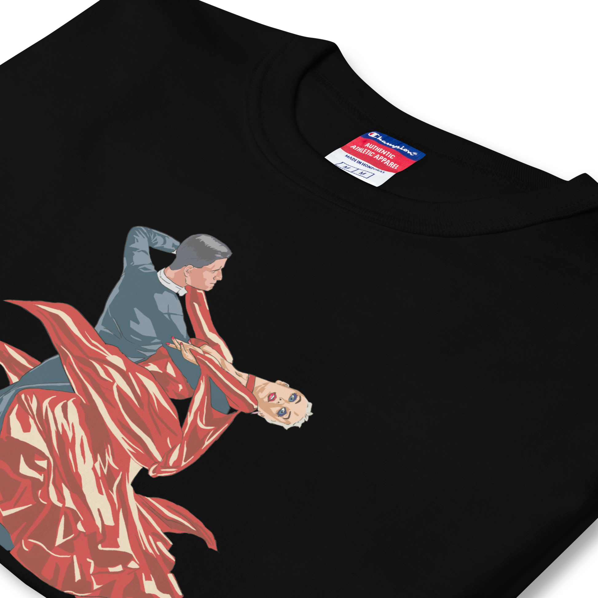 Red Contracheck - Men's Champion T-Shirt