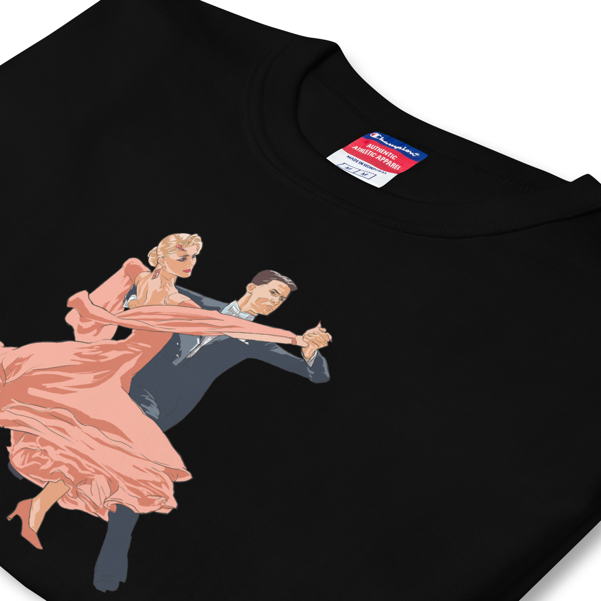 Prominade Tango Orange Dress - Men's Champion T-Shirt