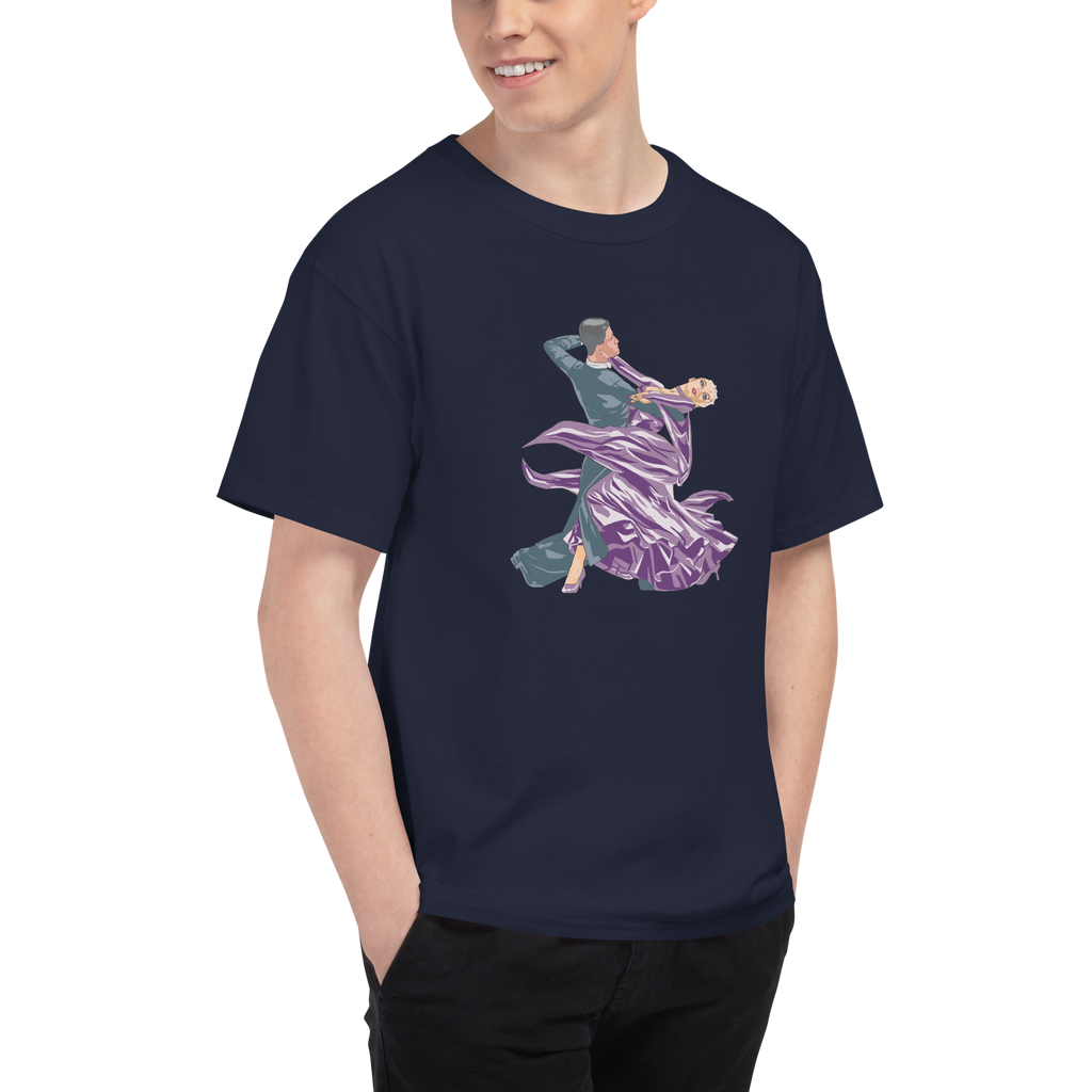 Violet Contracheck - Men's Champion T-Shirt