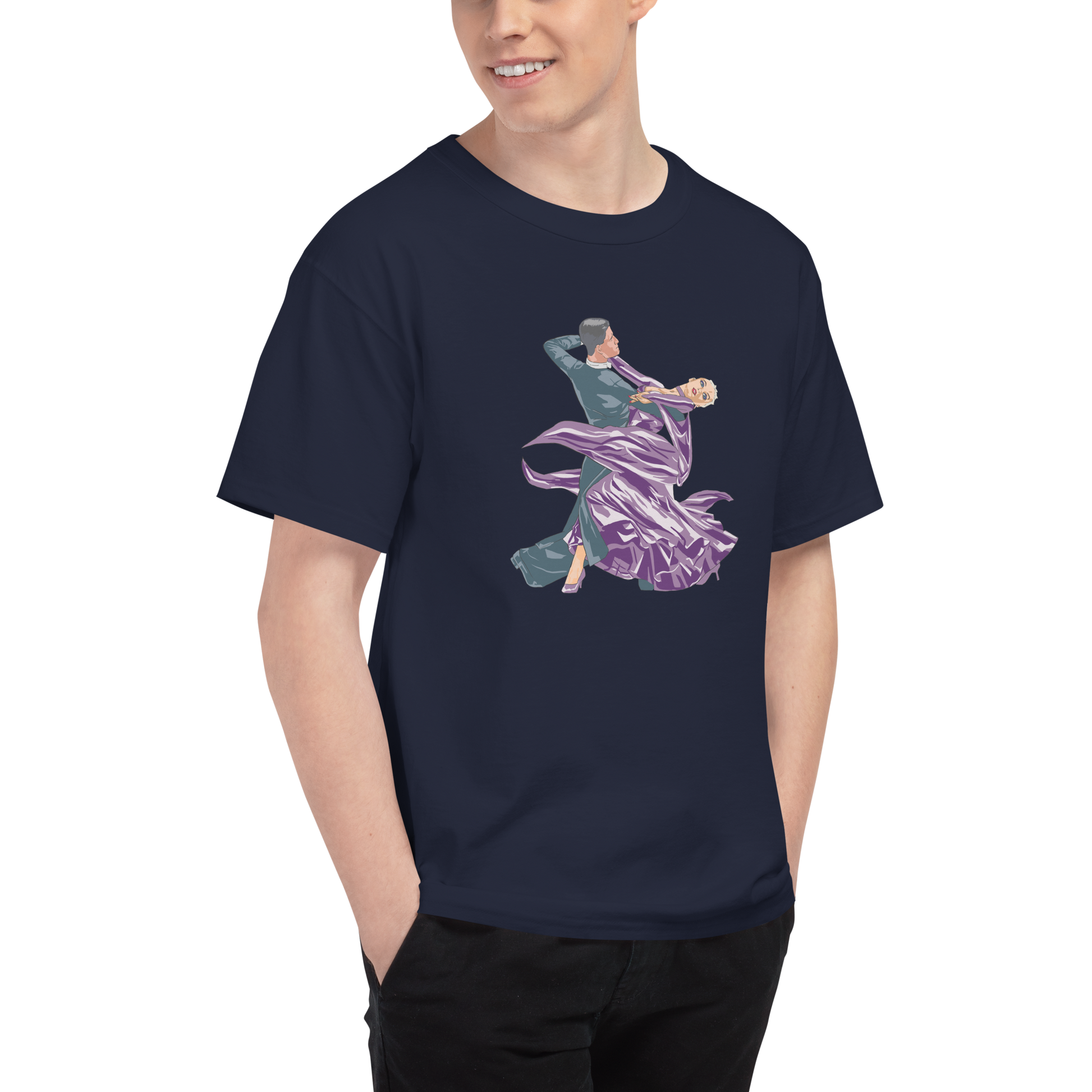 Violet Contracheck - Men's Champion T-Shirt