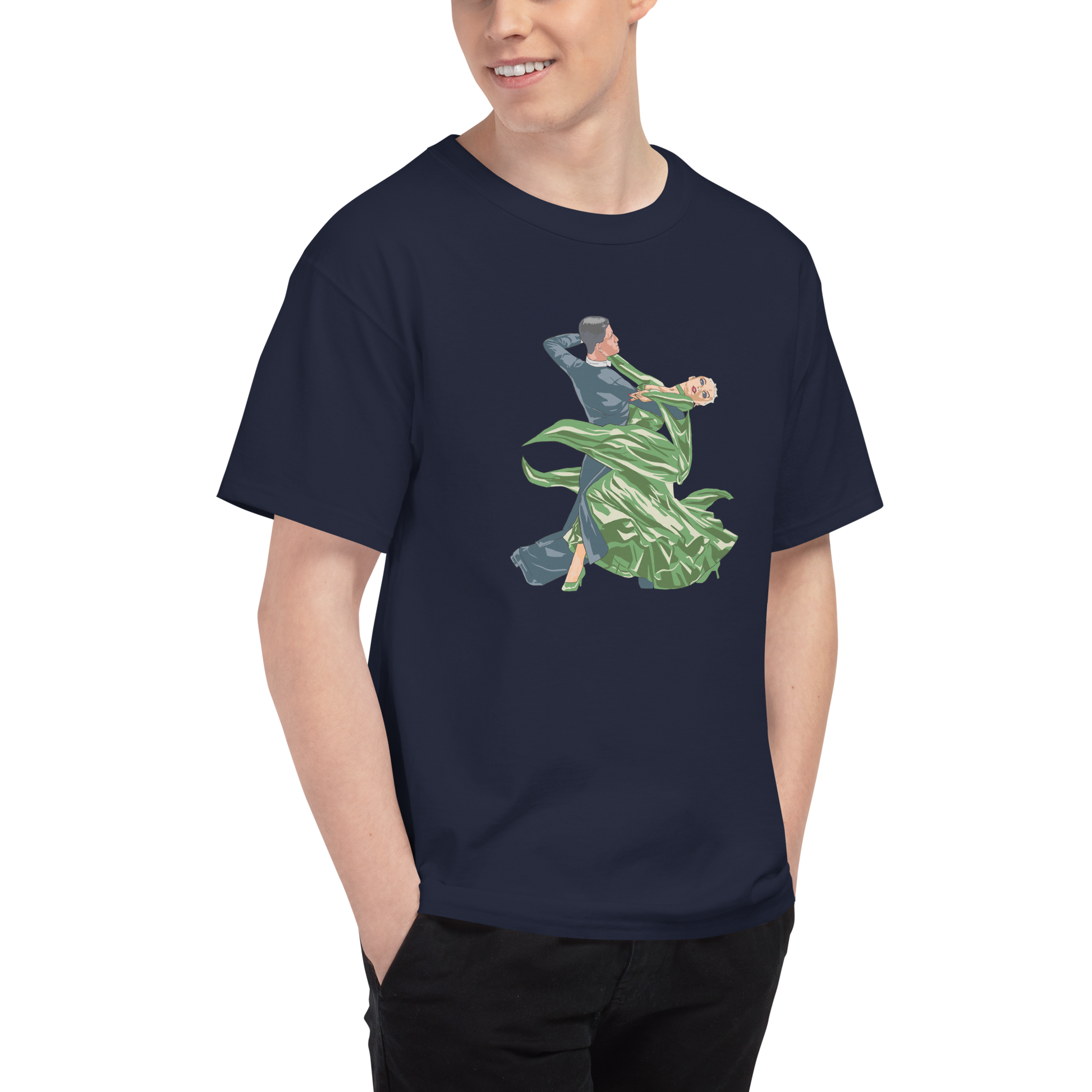 Green Contracheck - Men's Champion T-Shirt