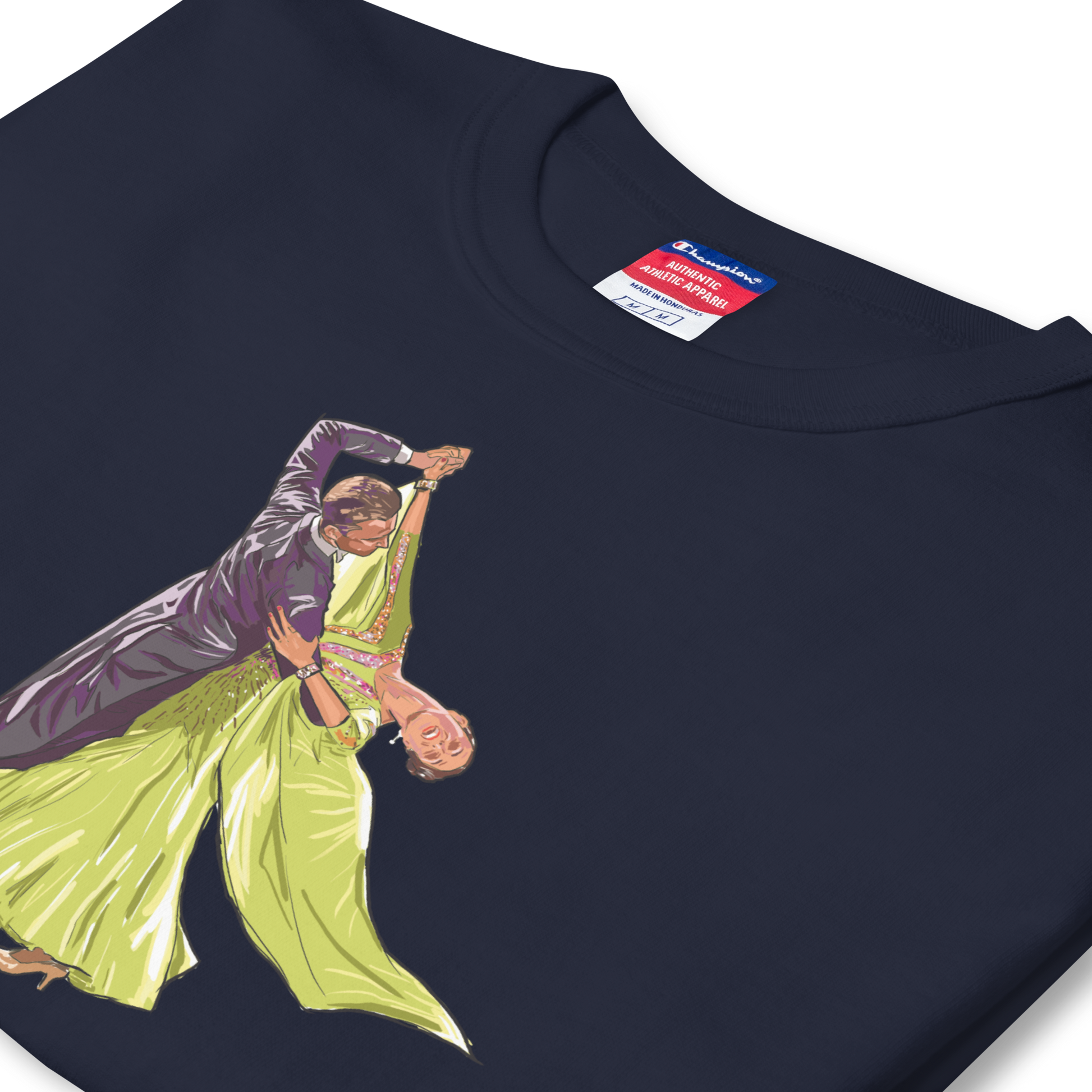 Reverse wave (green dress) Men's Champion T-Shirt