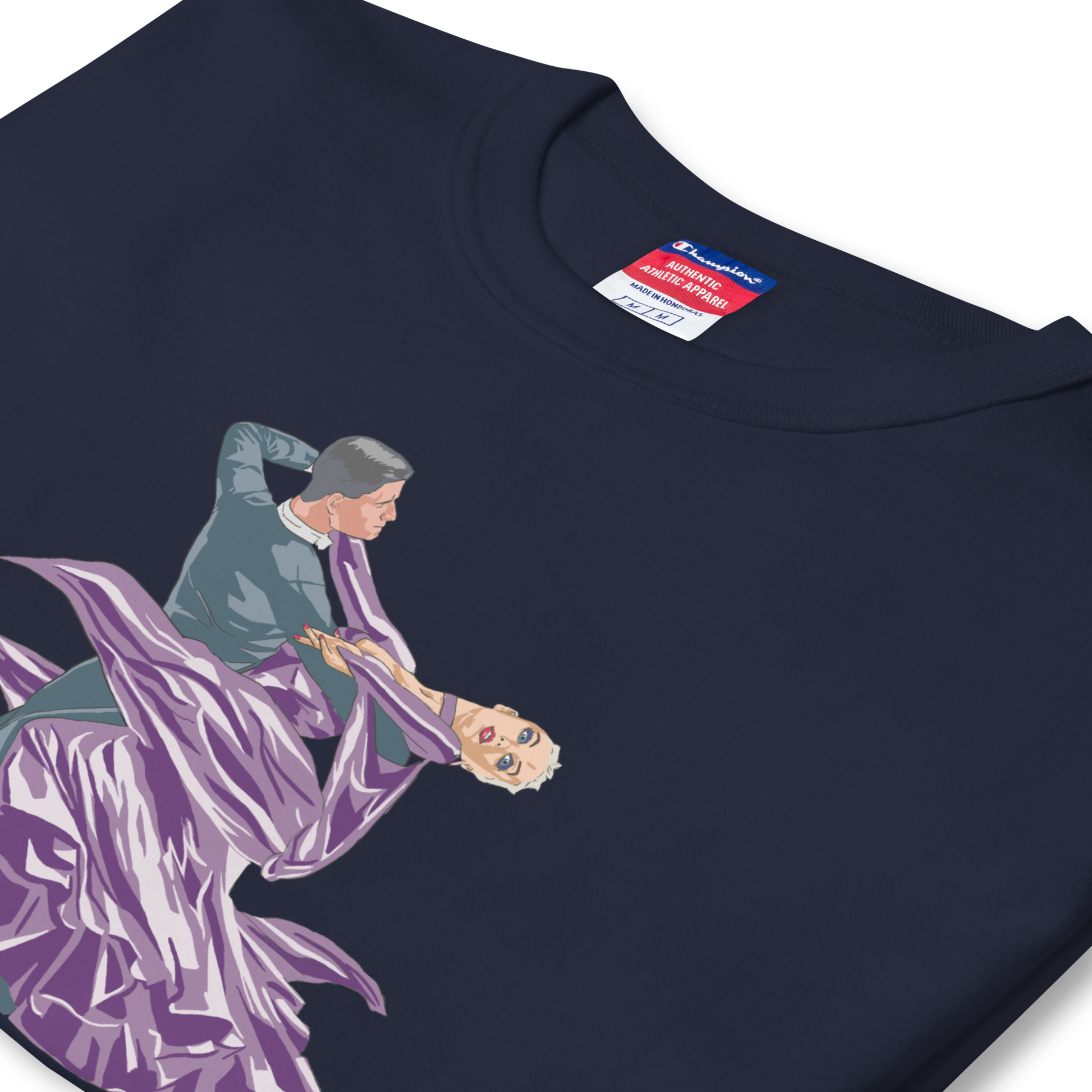 Violet Contracheck - Men's Champion T-Shirt