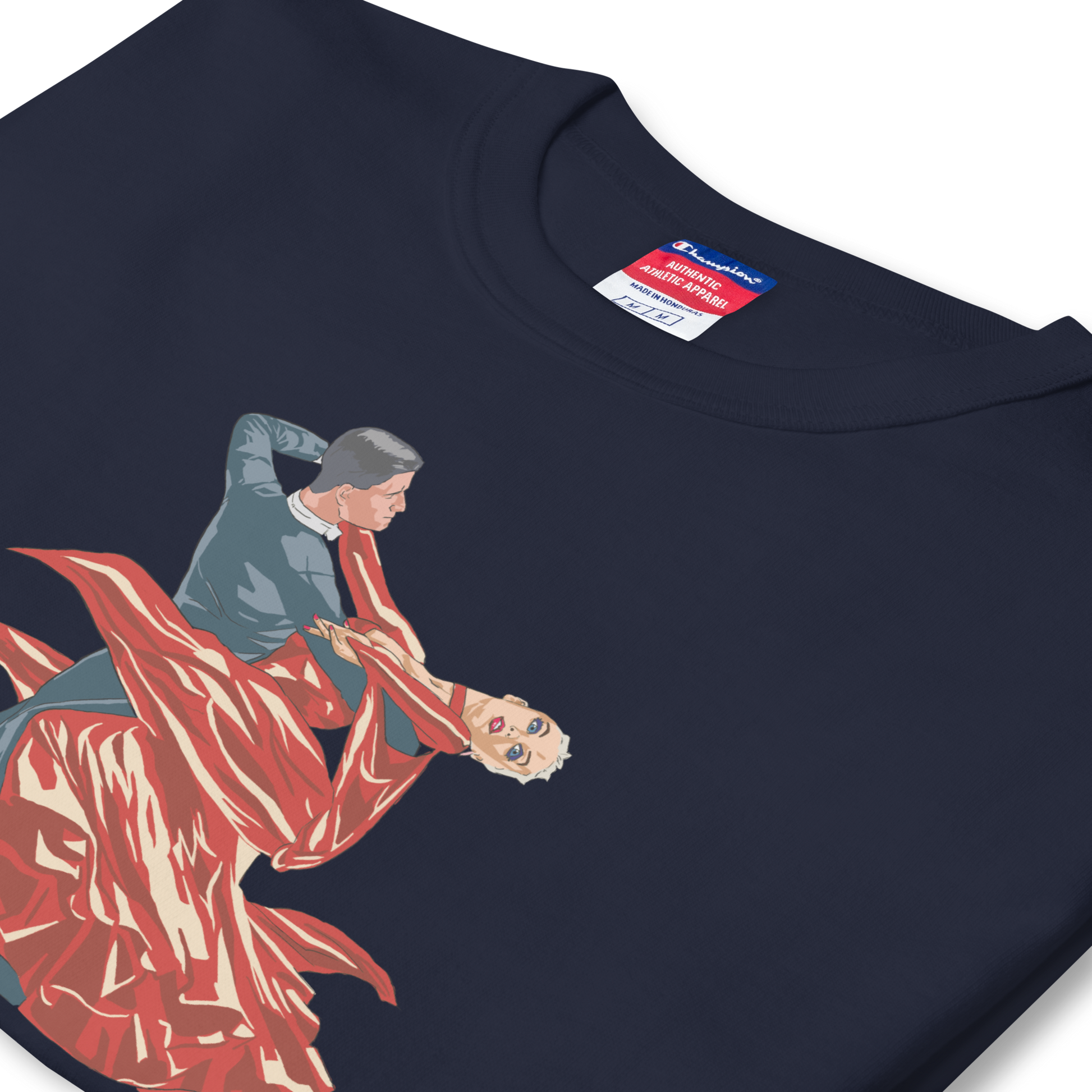 Red Contracheck - Men's Champion T-Shirt