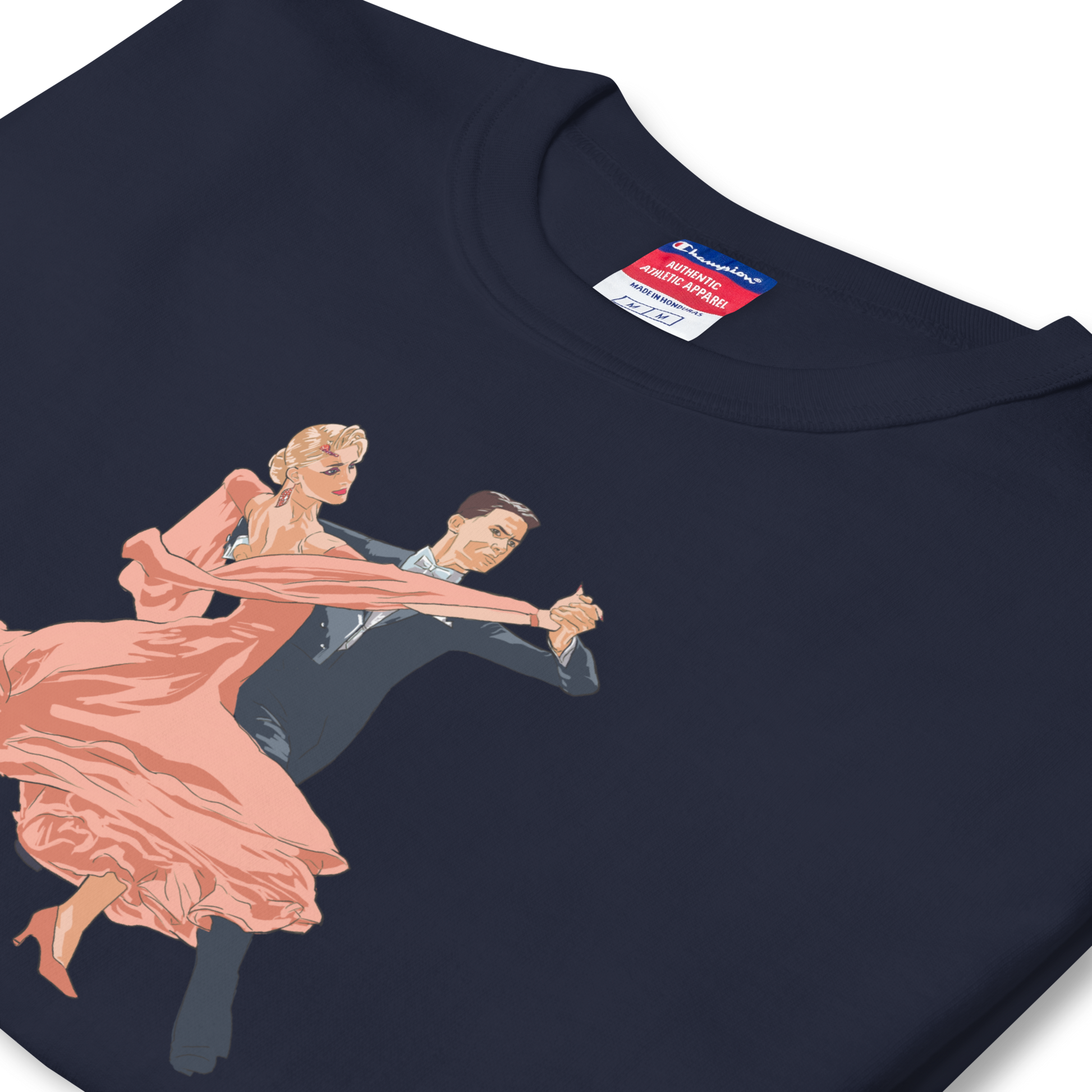 Prominade Tango Orange Dress - Men's Champion T-Shirt