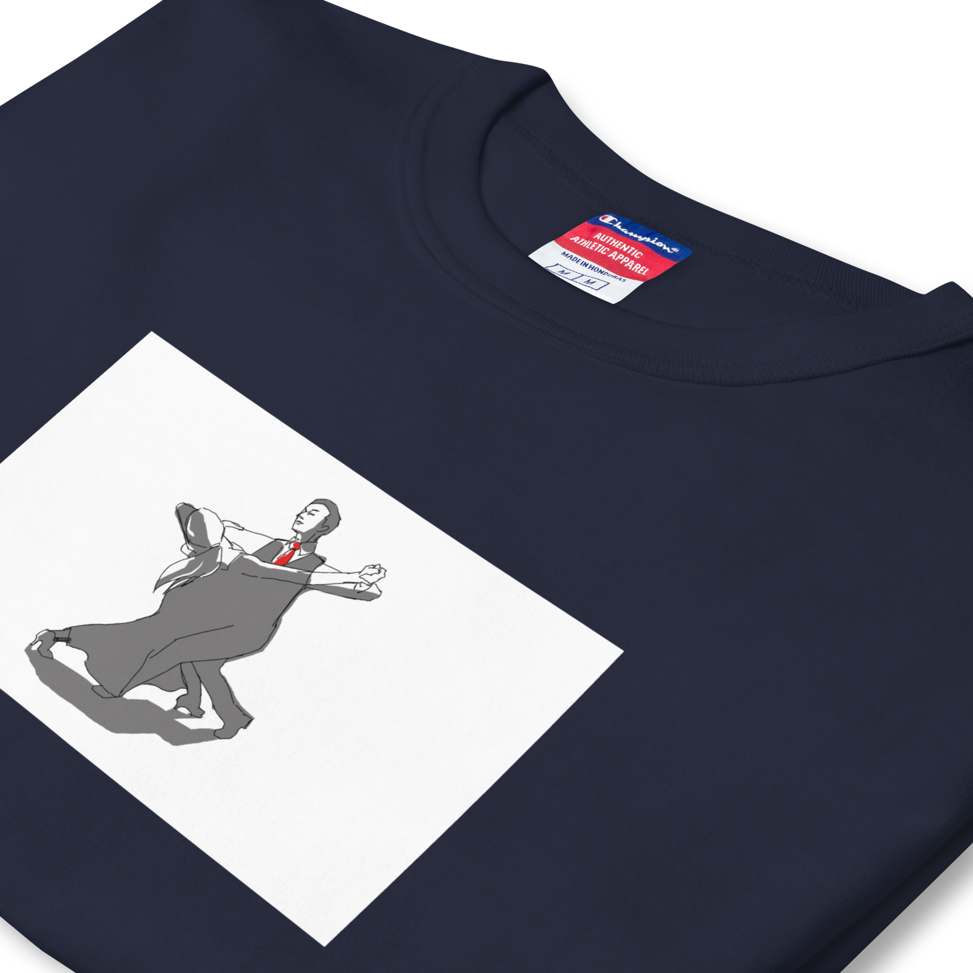 Simple Contra Check T-Shirt - Men's Champion T-Shirt