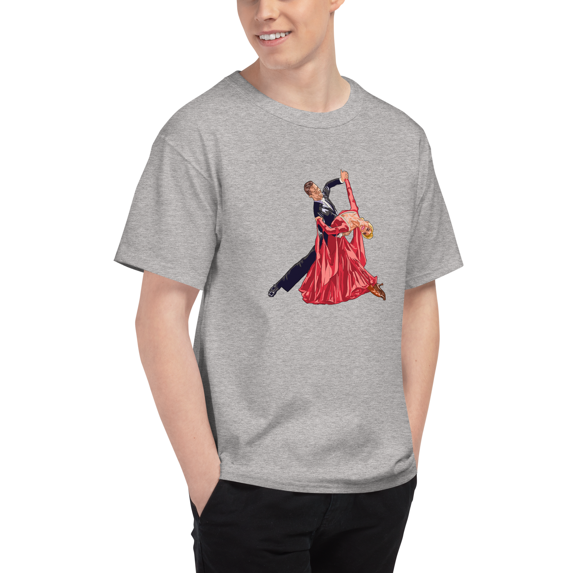 Red Throwaway Oversway - Men's Champion T-Shirt