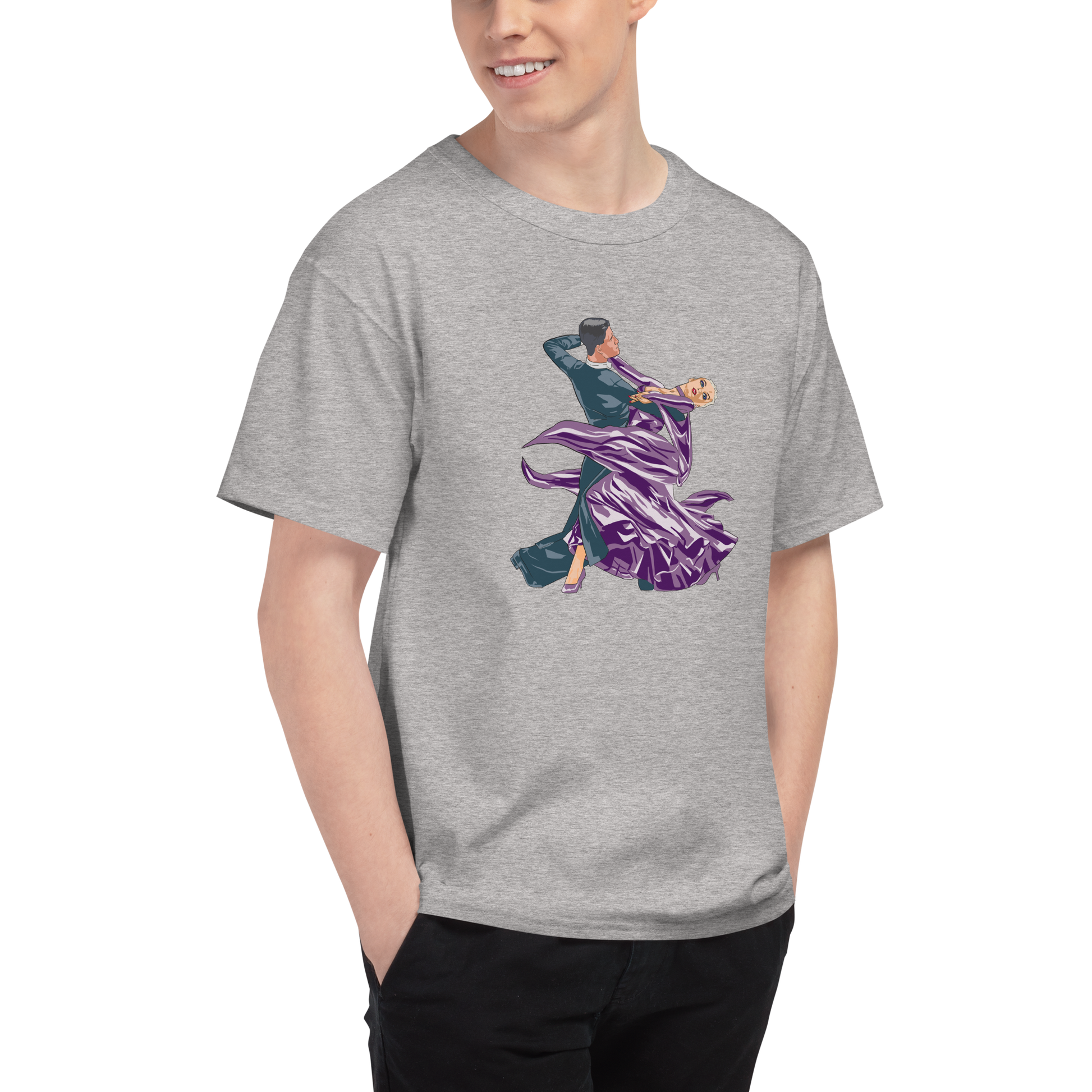 Violet Contracheck - Men's Champion T-Shirt