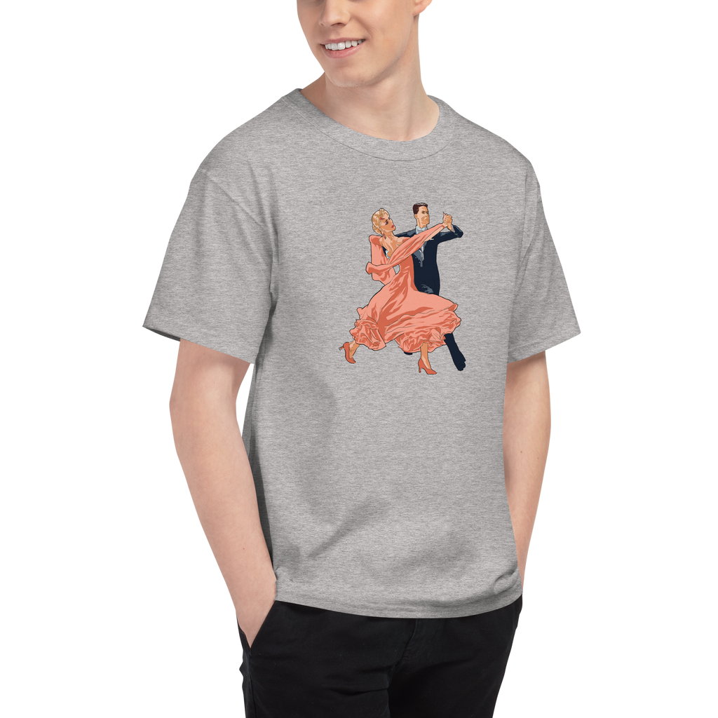 Prominade Tango Orange Dress - Men's Champion T-Shirt