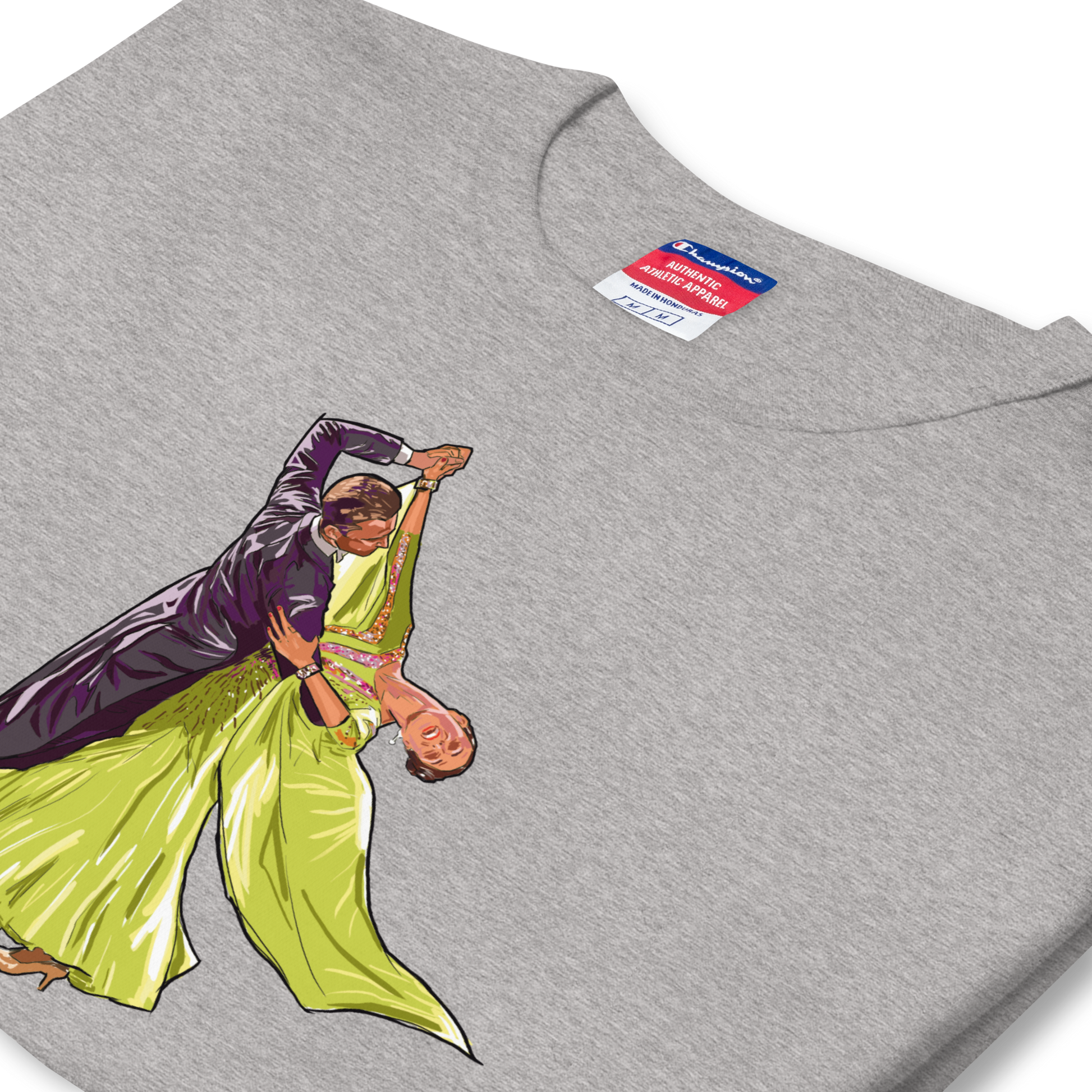 Reverse wave (green dress) Men's Champion T-Shirt