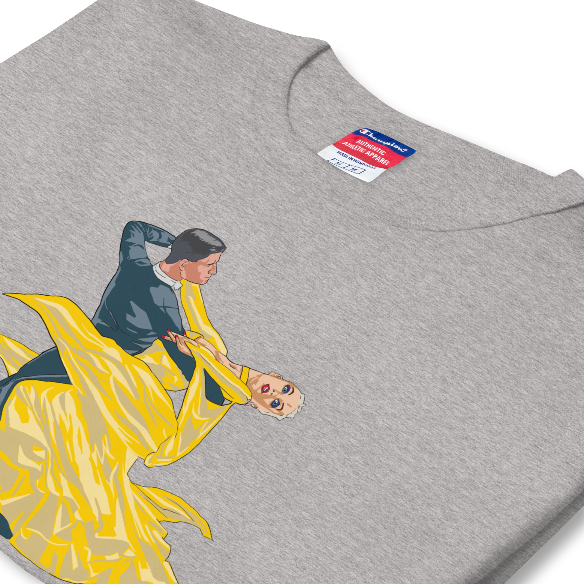 Yellow Contracheck - Men's Champion T-Shirt