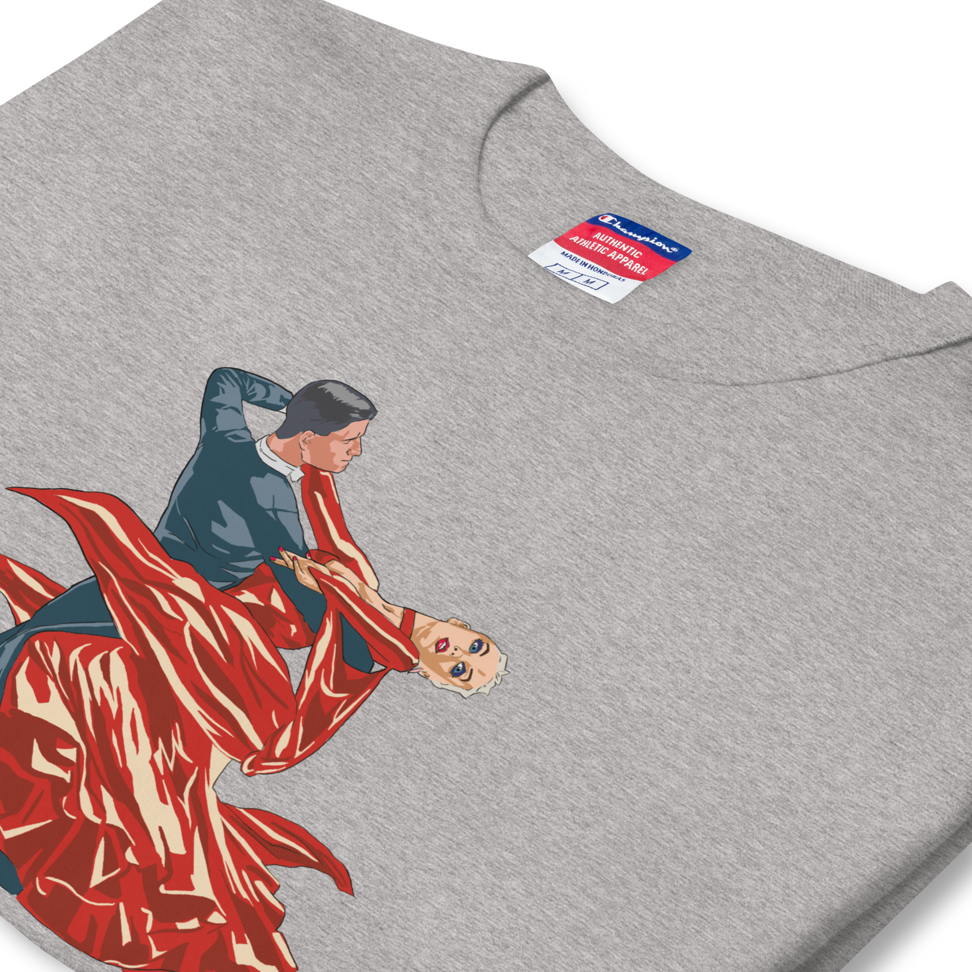 Red Contracheck - Men's Champion T-Shirt