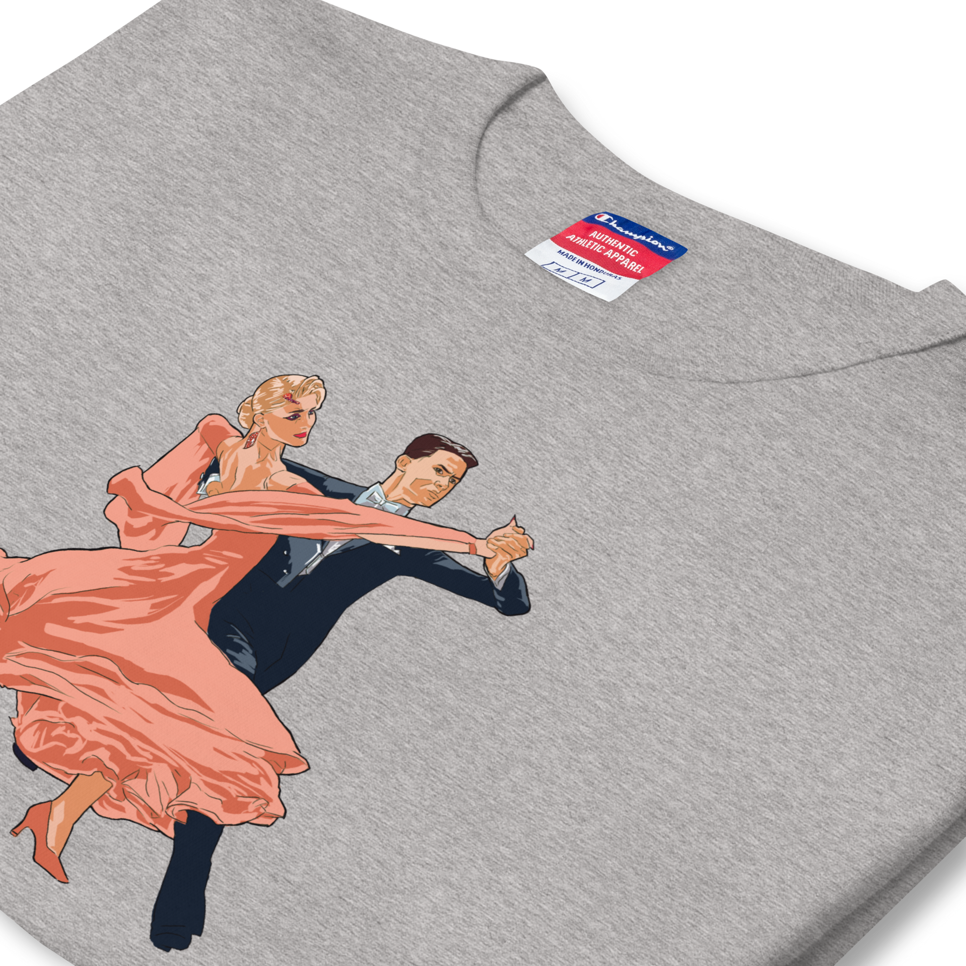 Prominade Tango Orange Dress - Men's Champion T-Shirt