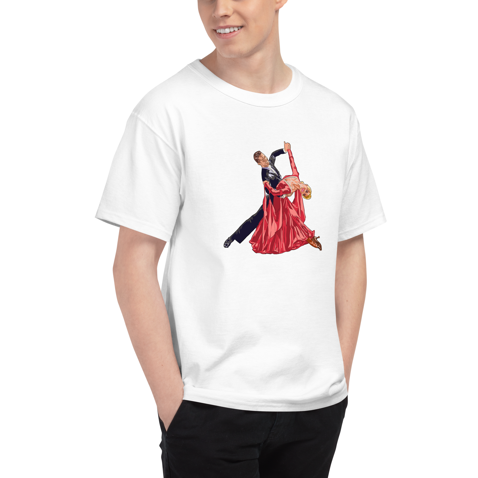 Red Throwaway Oversway - Men's Champion T-Shirt