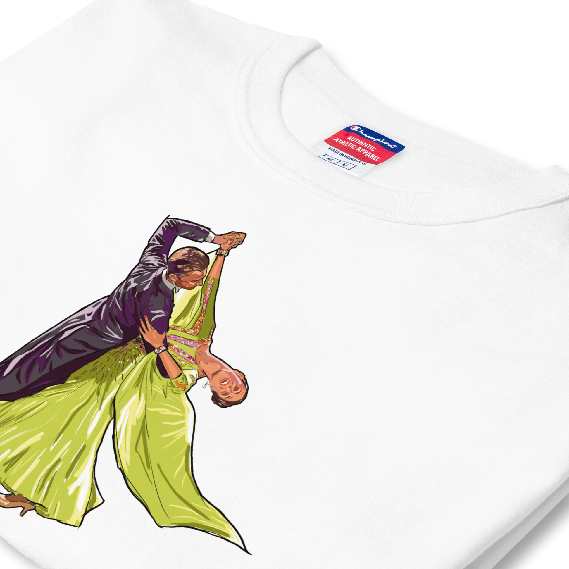 Reverse wave (green dress) Men's Champion T-Shirt