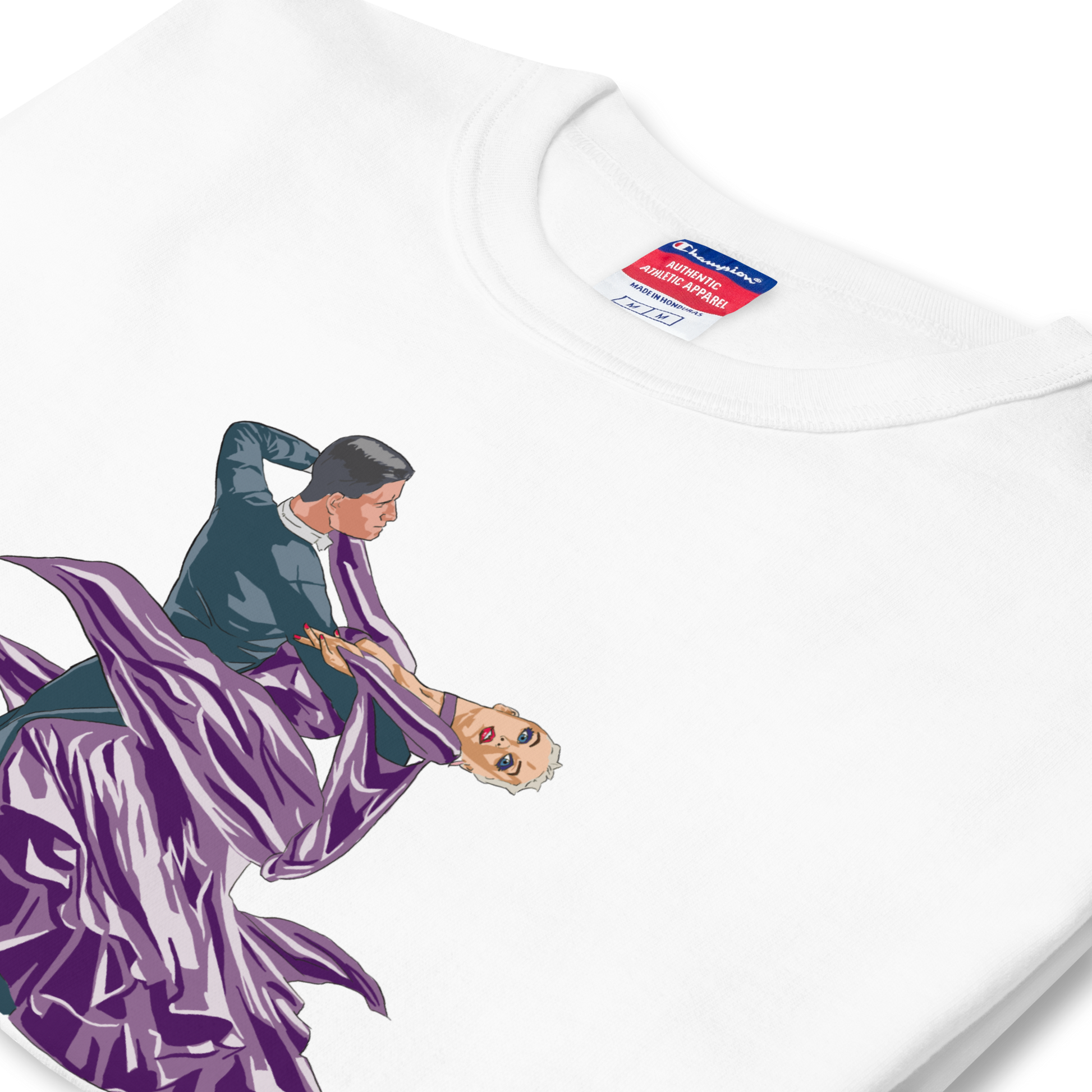 Violet Contracheck - Men's Champion T-Shirt