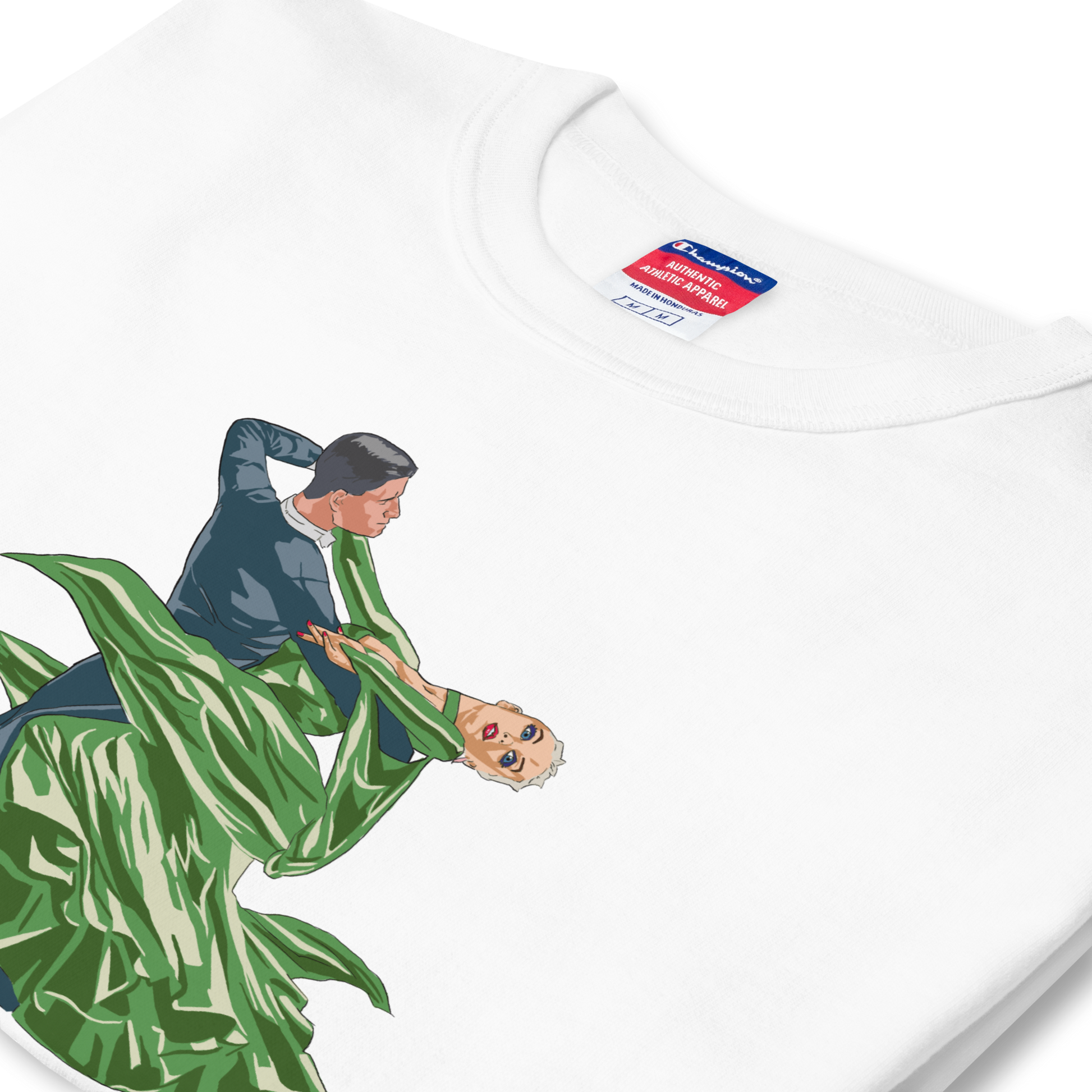 Green Contracheck - Men's Champion T-Shirt
