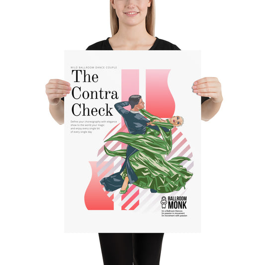 Green Contracheck - Premium Luster Photo Paper Poster