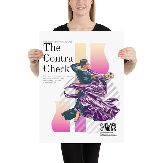 Violet Contracheck - Premium Luster Photo Paper Poster