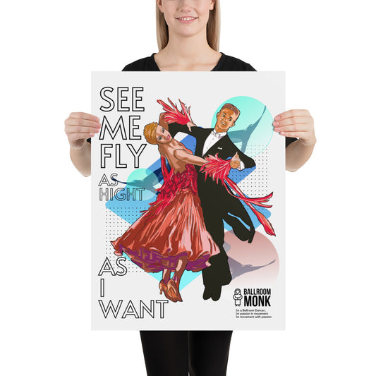 See me fly - Premium Luster Photo Paper Poster
