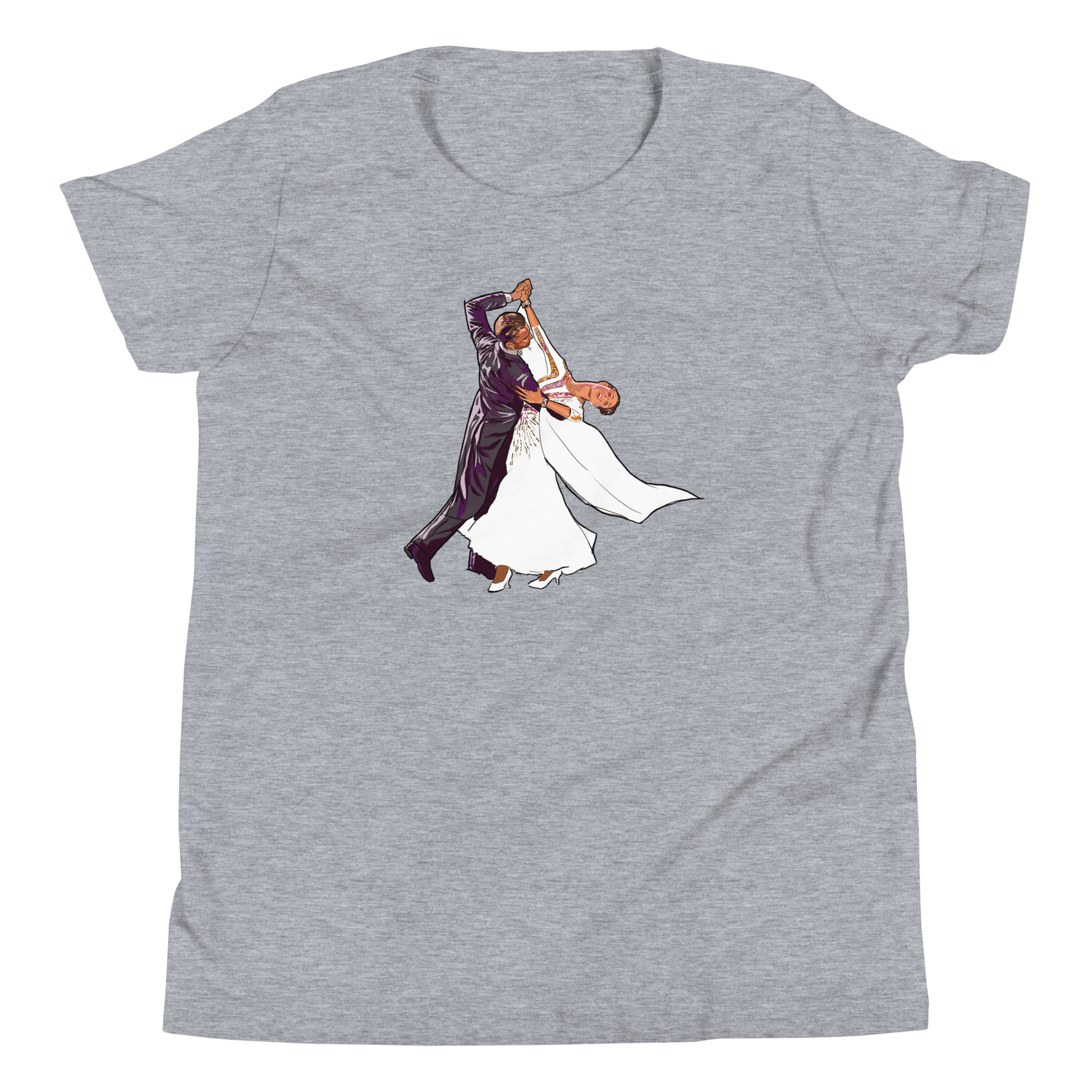 Reverse wave (white dress) - Youth Short Sleeve T-Shirt