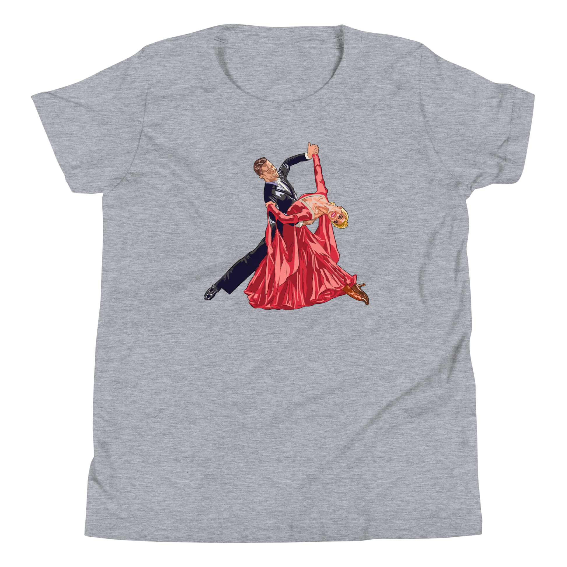 Red Throwaway Oversway - Youth Short Sleeve T-Shirt