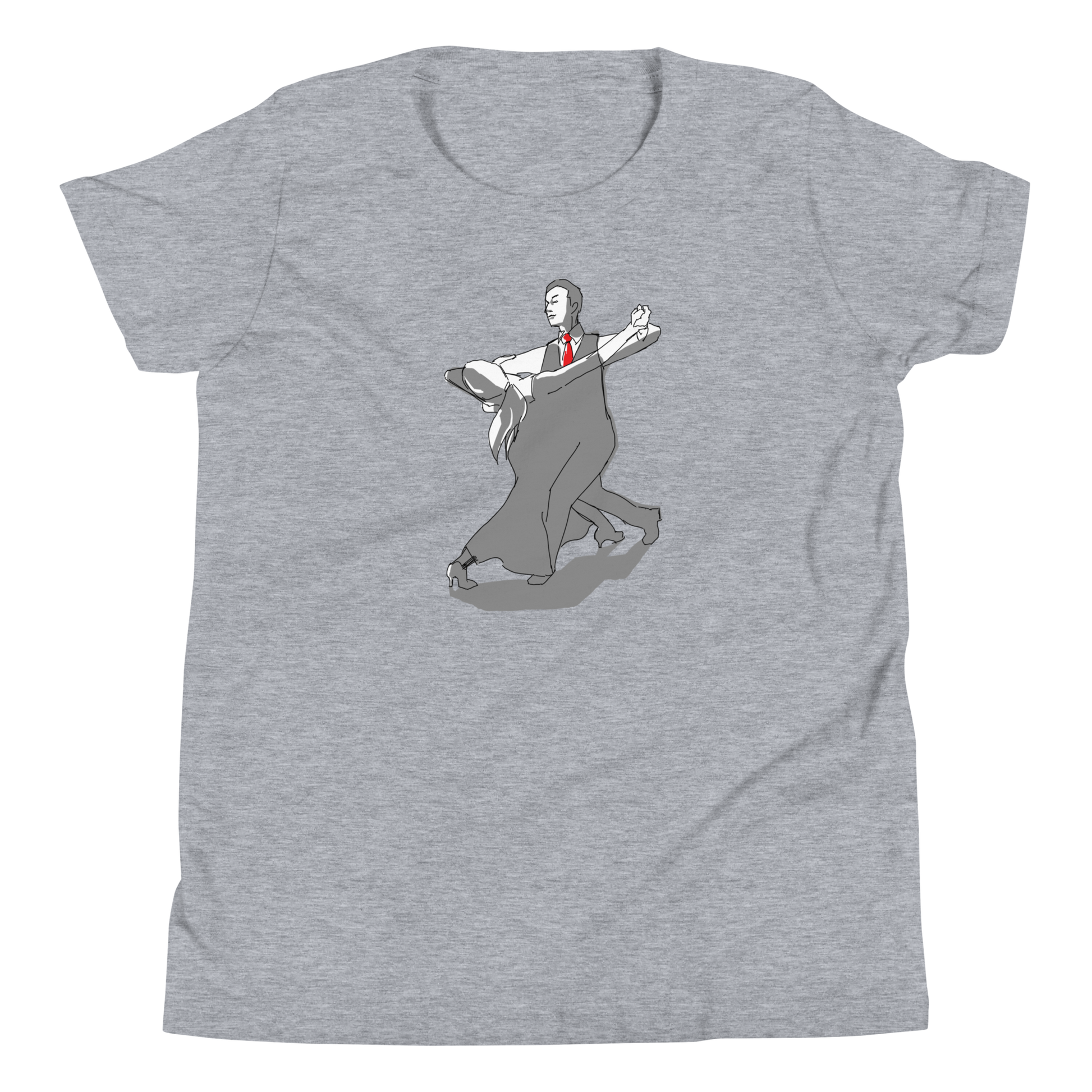 Contra Check grey - Youth Short Sleeve T-Shirt