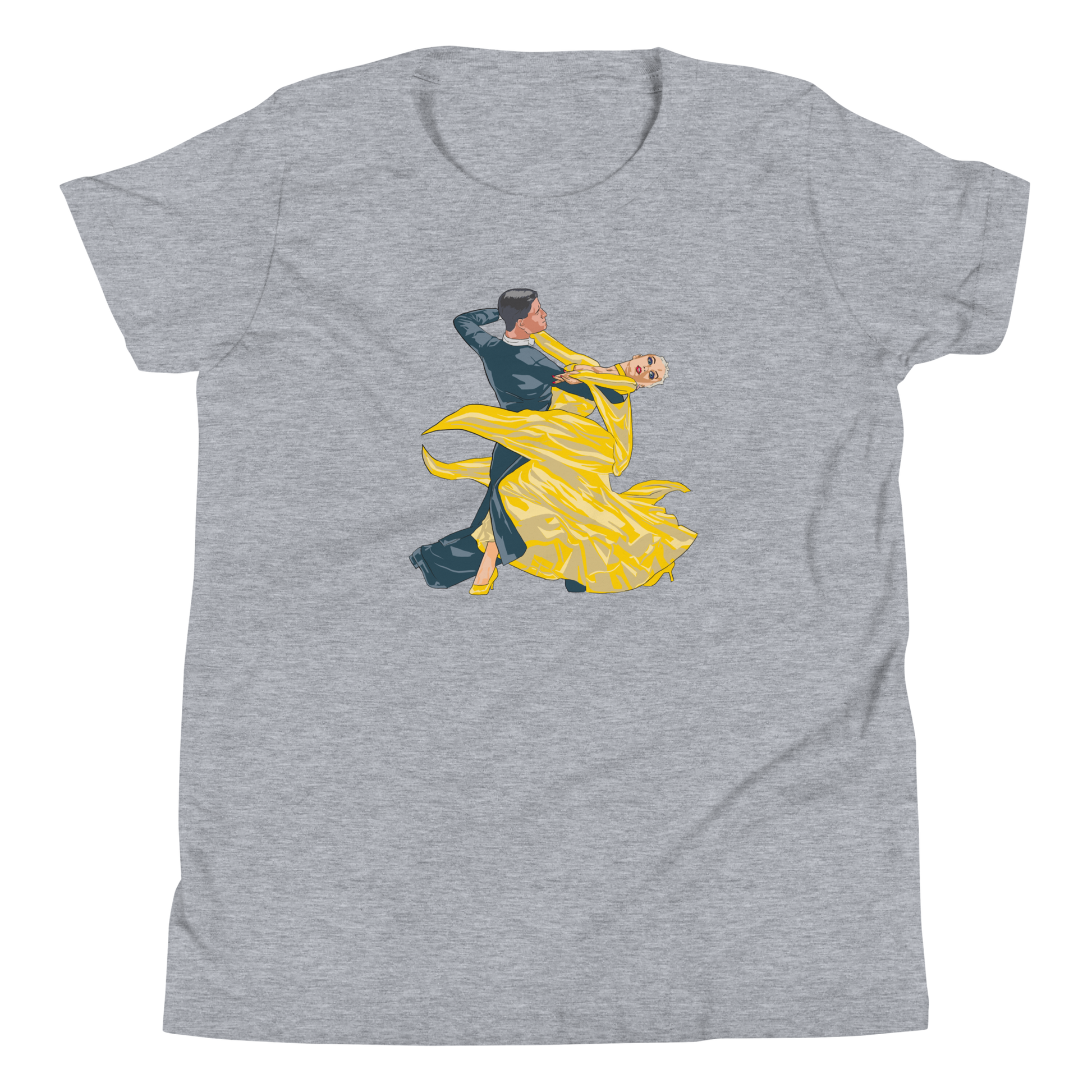 Yellow Contracheck - Youth Short Sleeve T-Shirt