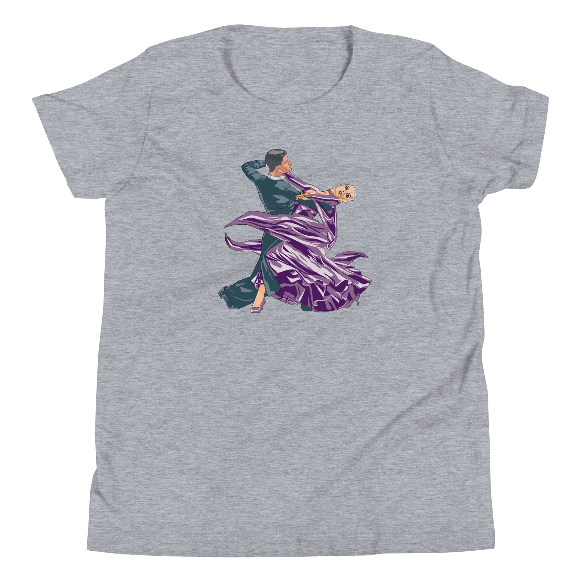 Violet Contracheck - Youth Short Sleeve T-Shirt