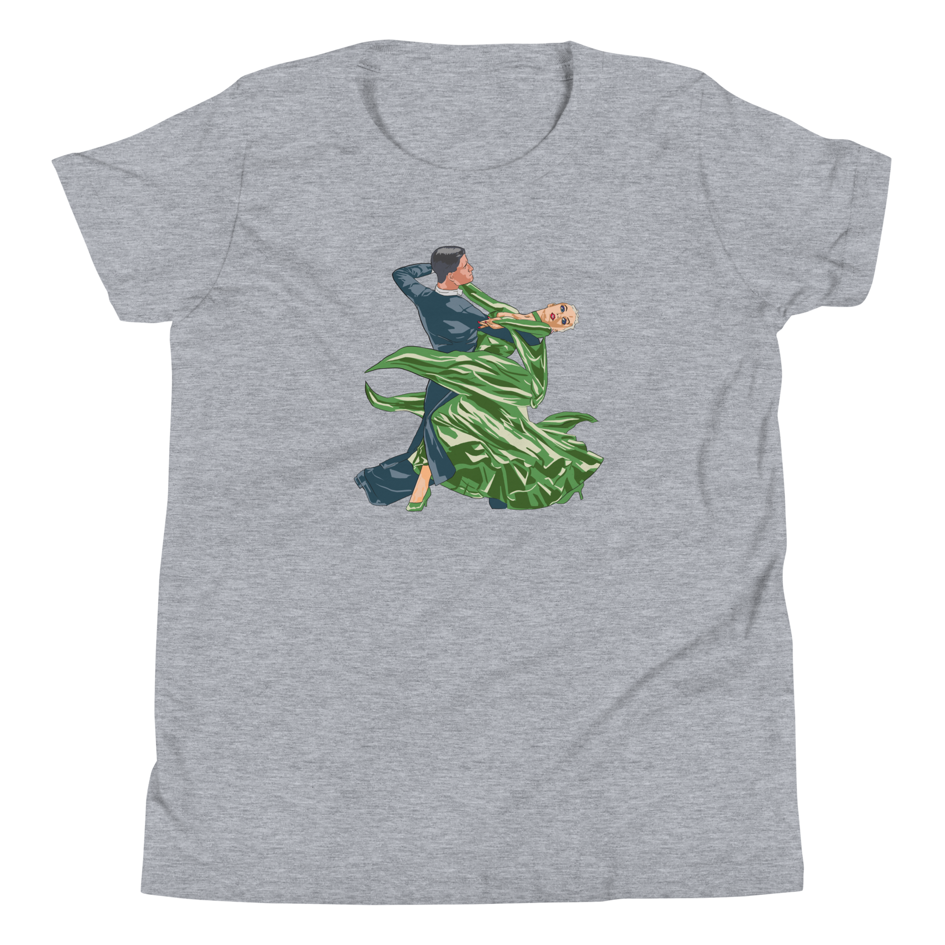 Green Contracheck - Youth Short Sleeve T-Shirt