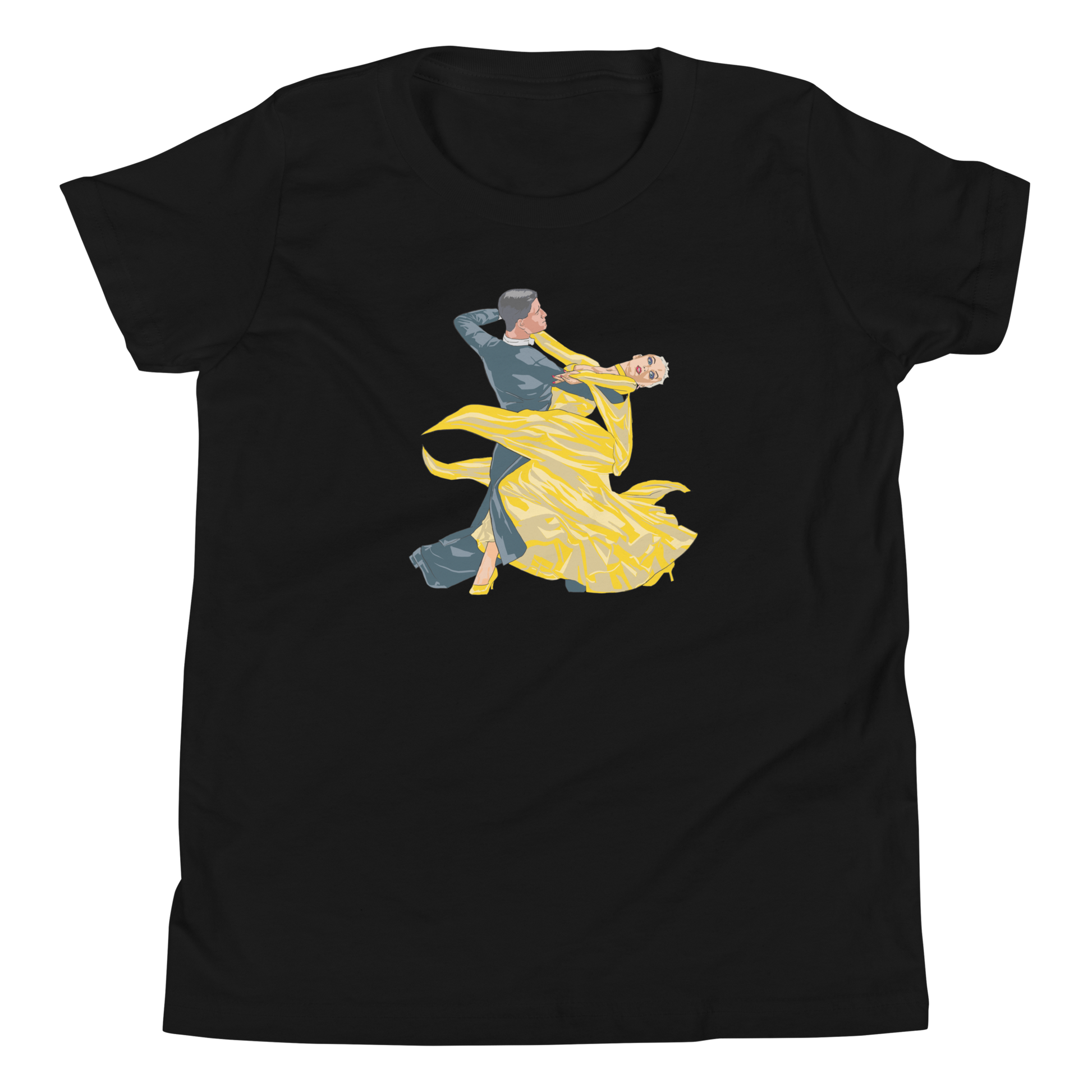 Yellow Contracheck - Youth Short Sleeve T-Shirt