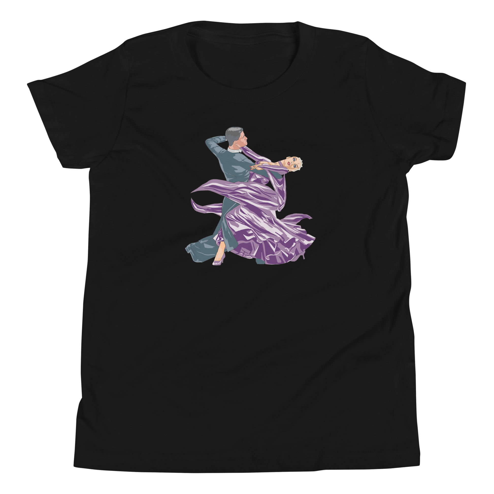 Violet Contracheck - Youth Short Sleeve T-Shirt