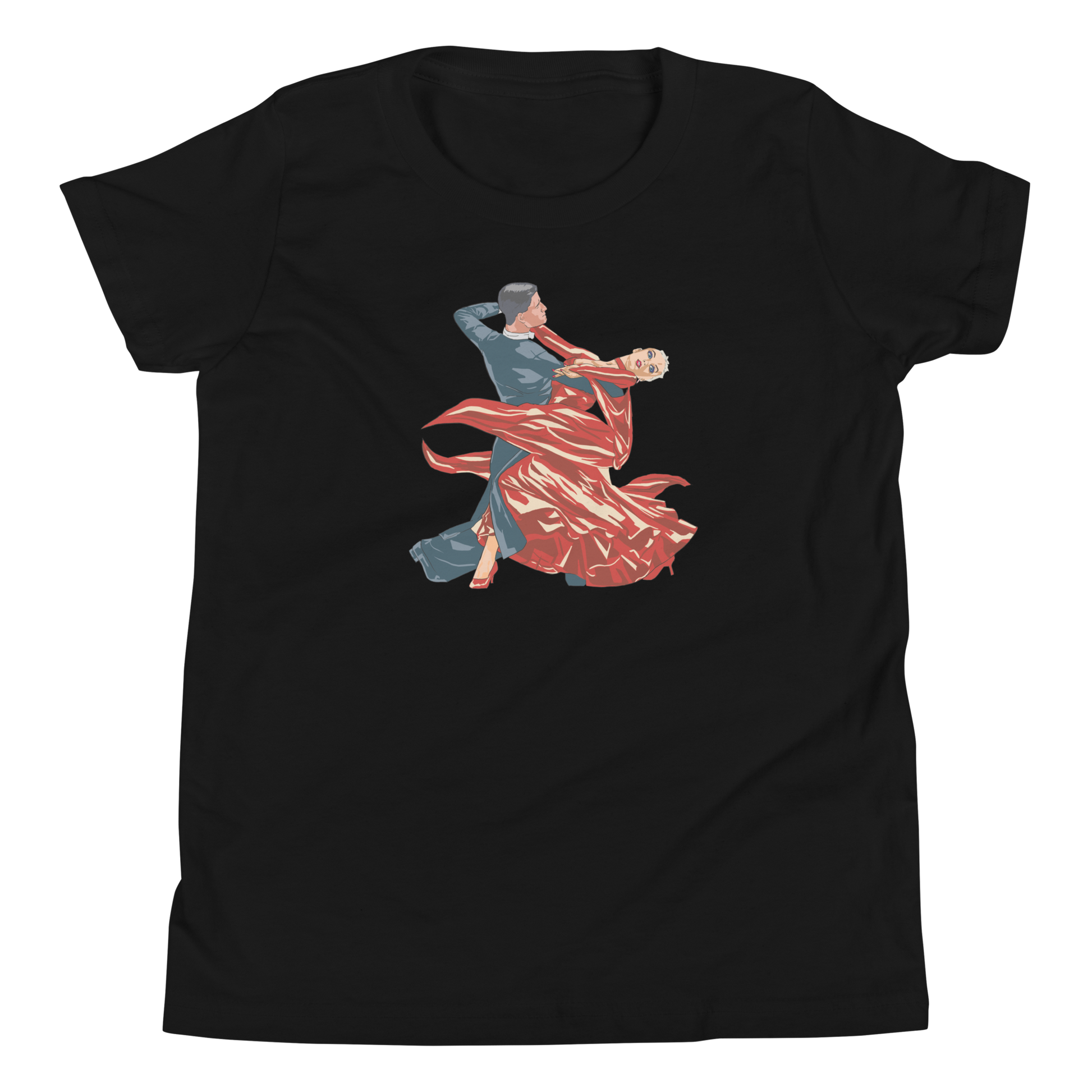 Red Contracheck - Youth Short Sleeve T-Shirt
