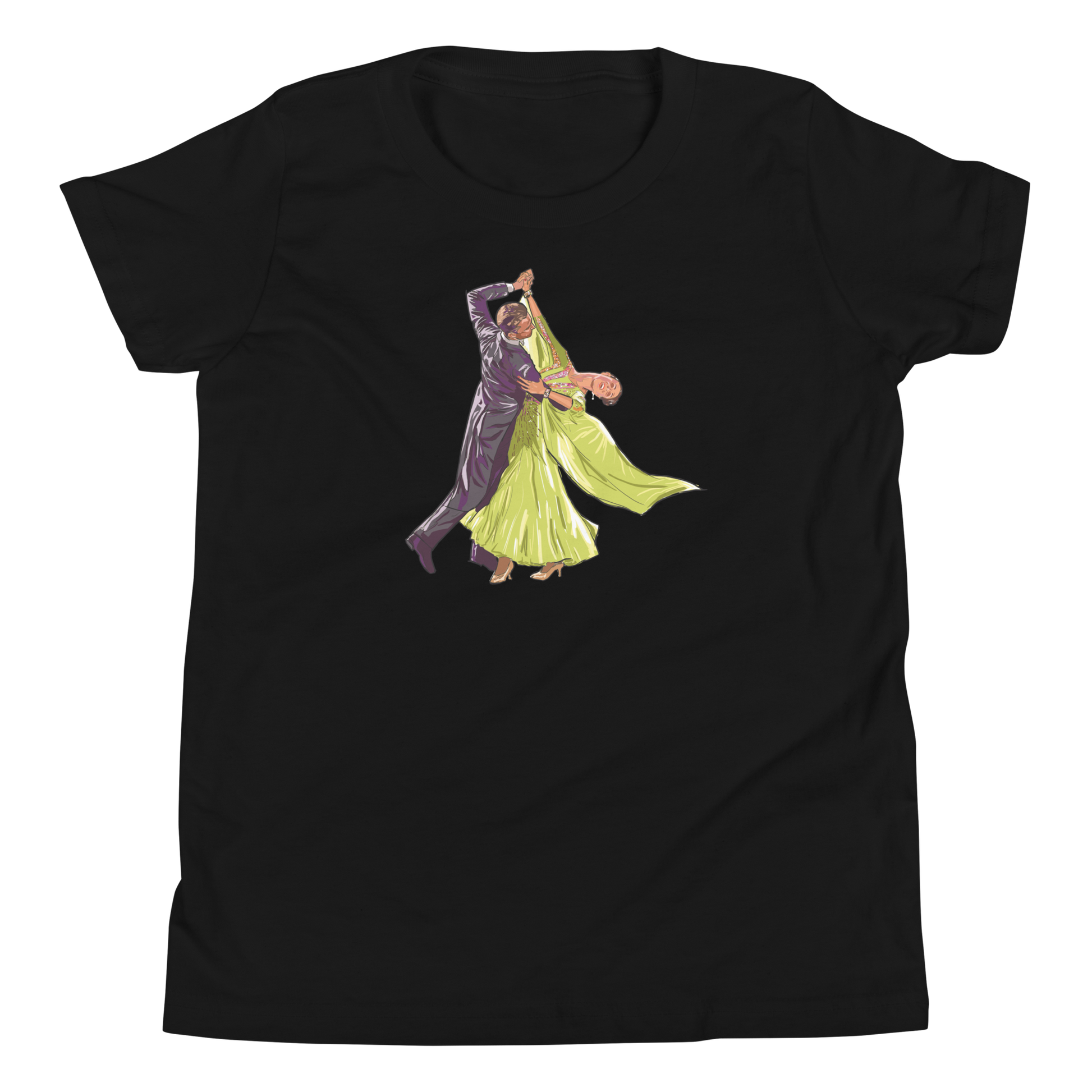 Reverse wave (green dress) - Youth Short Sleeve T-Shirt