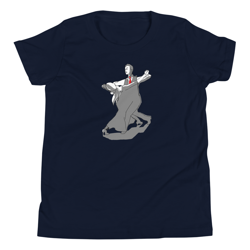 Contra Check grey - Youth Short Sleeve T-Shirt