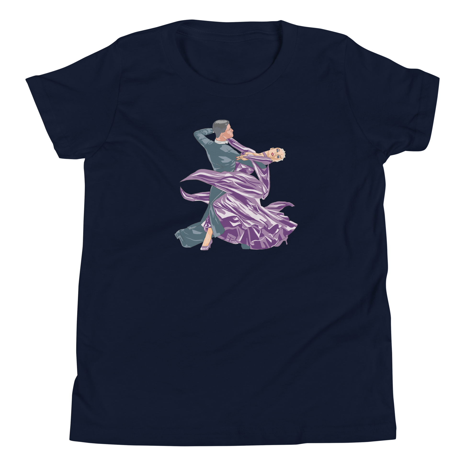 Violet Contracheck - Youth Short Sleeve T-Shirt