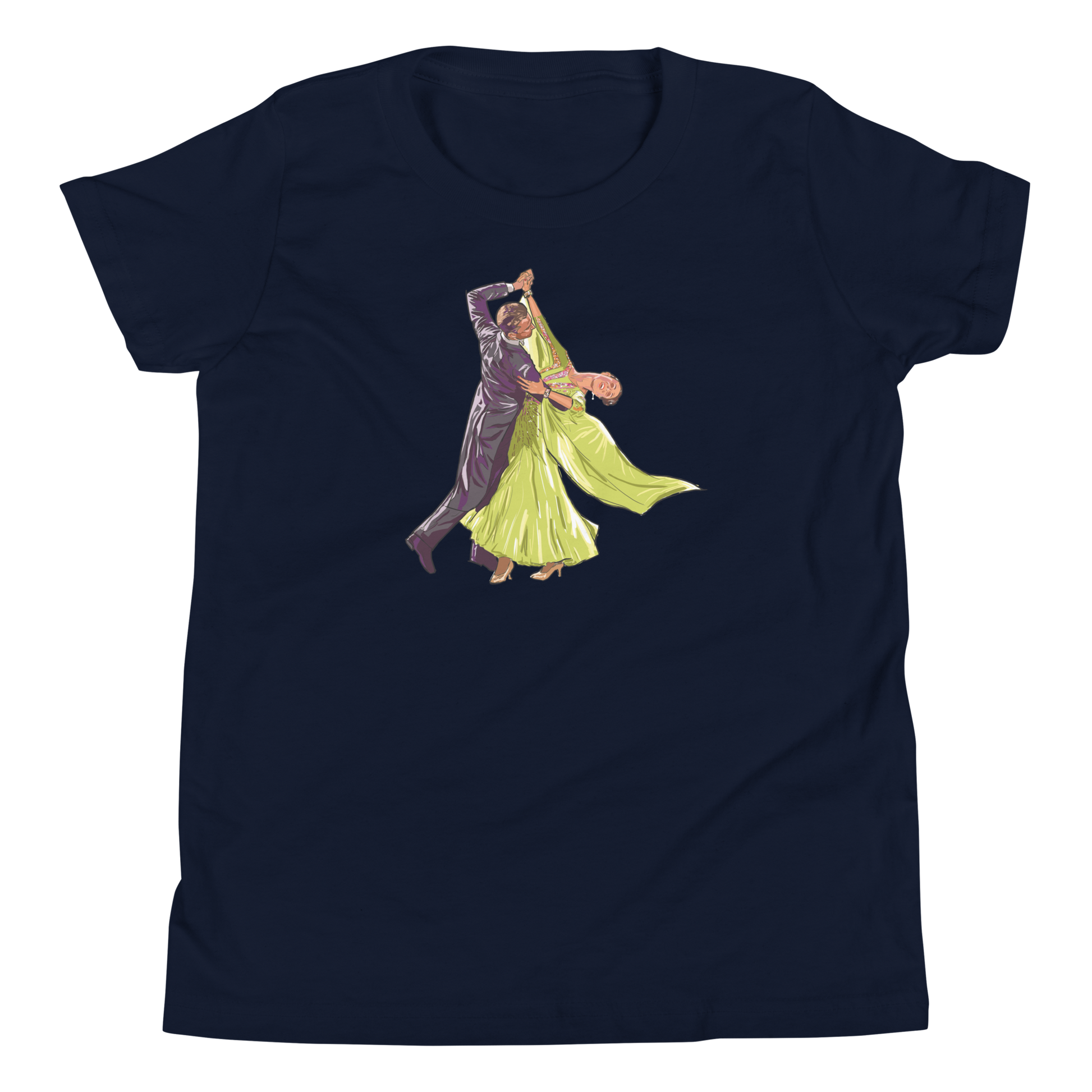 Reverse wave (green dress) - Youth Short Sleeve T-Shirt